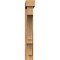 Ekena Millwork Balboa Block Rough Sawn Bracket w/ Offset Brace, Western Red Cedar, 6"W x 30"D x 42"H BKT0604X30X42BOA05RWR - alternate 4